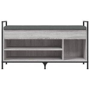 Παπουτσοθήκη Γκρι Sonoma 105,5x32x57,5 εκ. Επεξεργασμένο Ξύλο