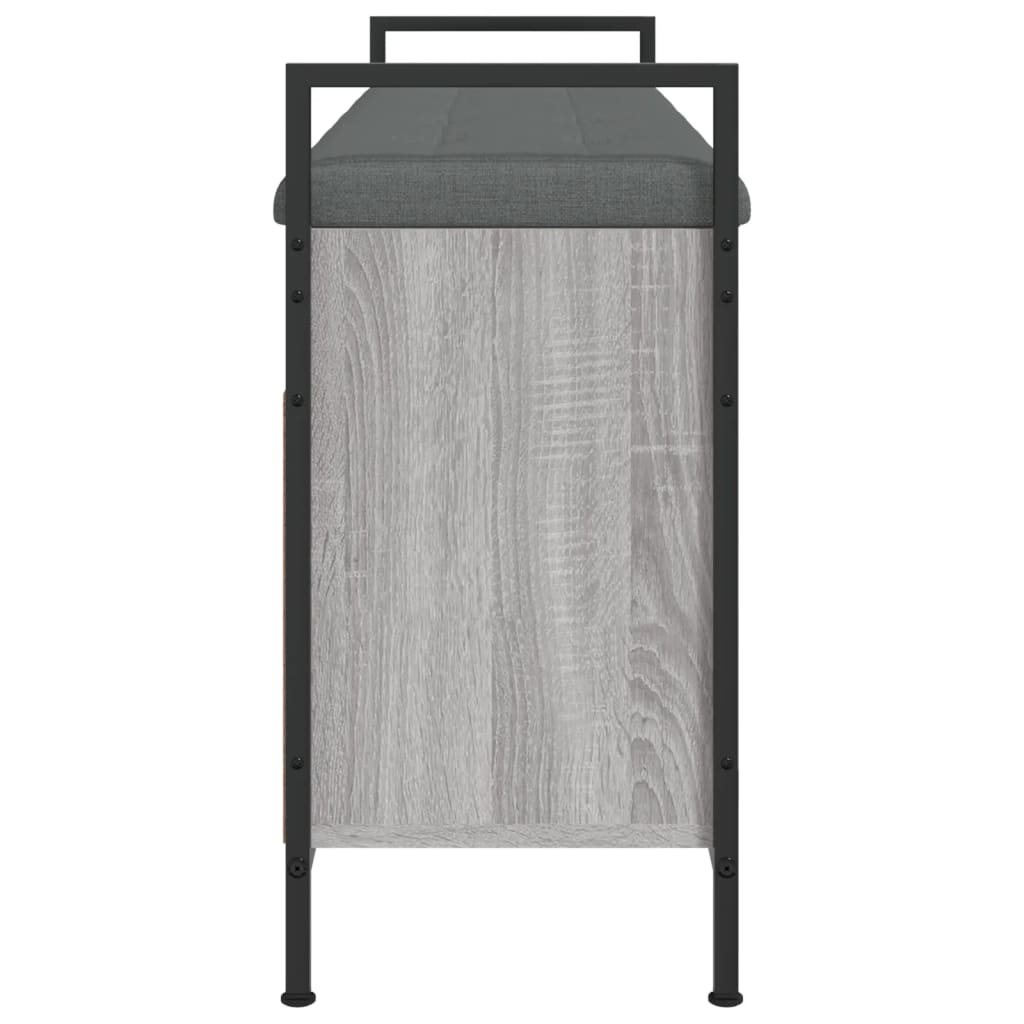 Παπουτσοθήκη Γκρι Sonoma 105,5x32x57,5 εκ. Επεξεργασμένο Ξύλο