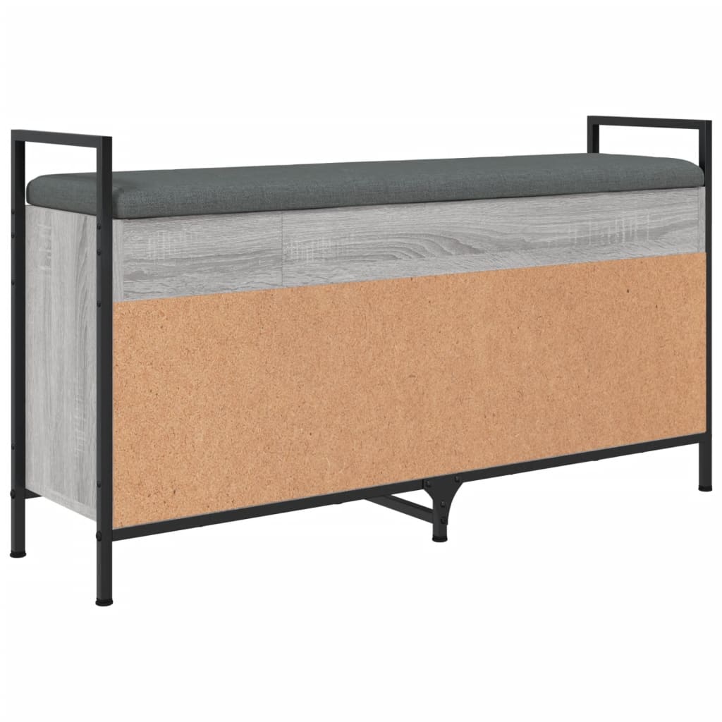 Παπουτσοθήκη Γκρι Sonoma 105,5x32x57,5 εκ. Επεξεργασμένο Ξύλο