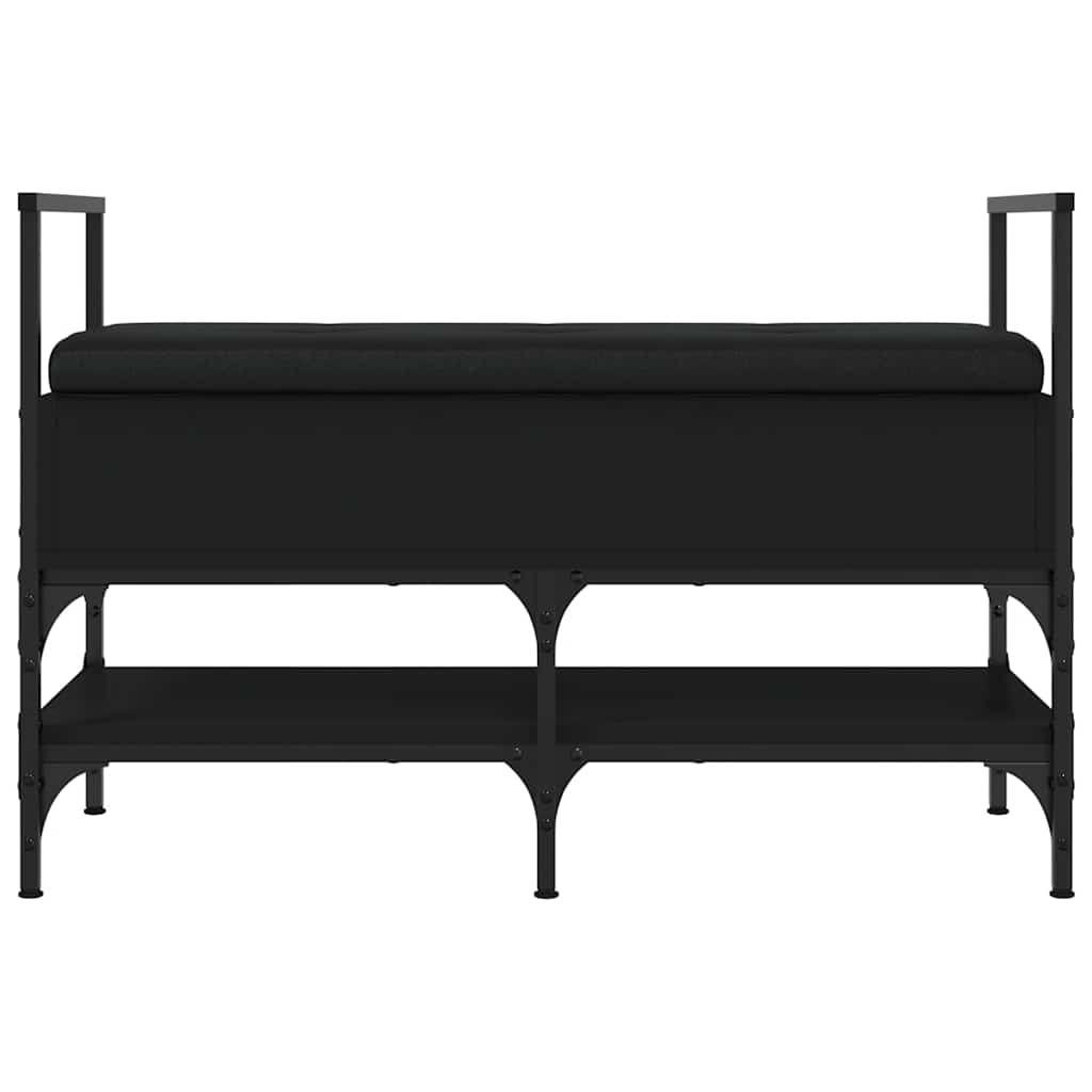 Παπουτσοθήκη Μαύρη 85,5x42x57,5 εκ. από Επεξεργασμένο Ξύλο - Pakobazaar