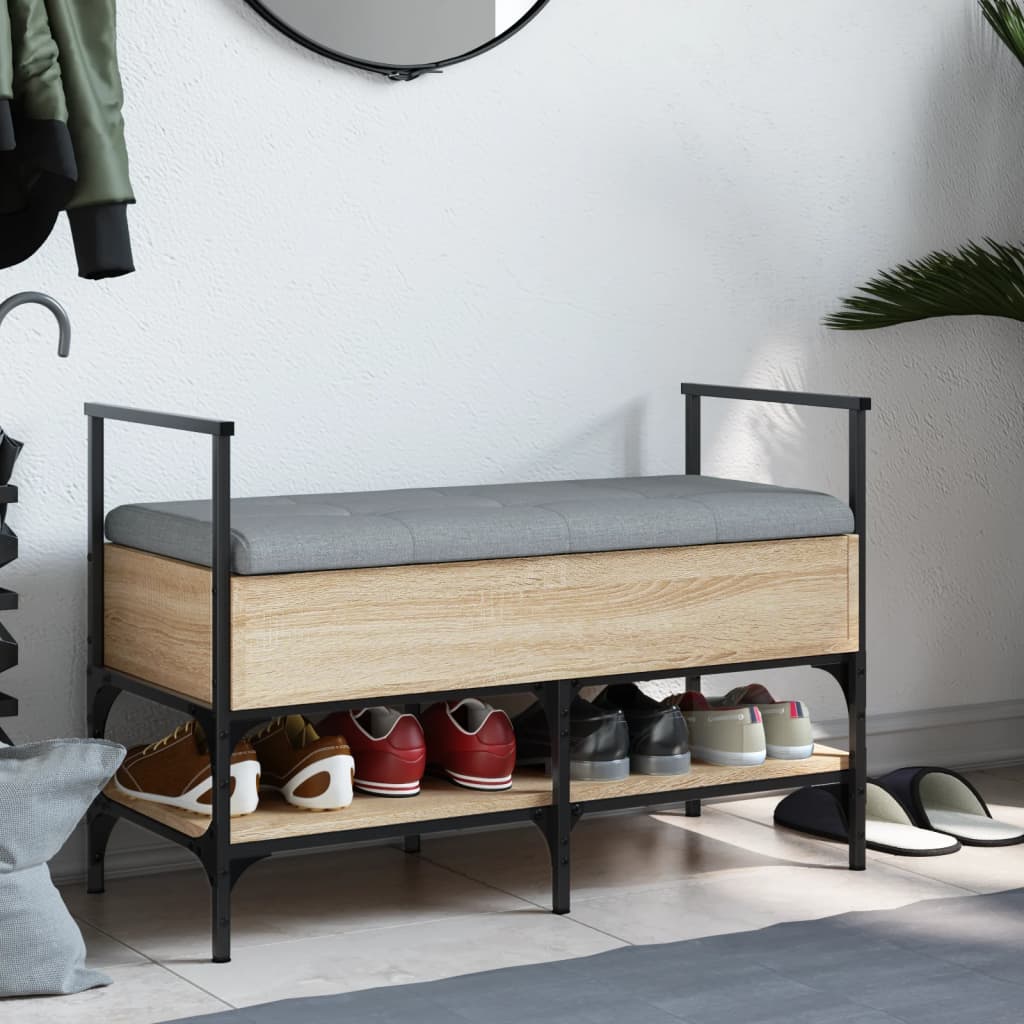 Παπουτσοθήκη Sonoma Δρυς 85,5x42x57,5 εκ. Επεξεργασμένο Ξύλο - Pakobazaar