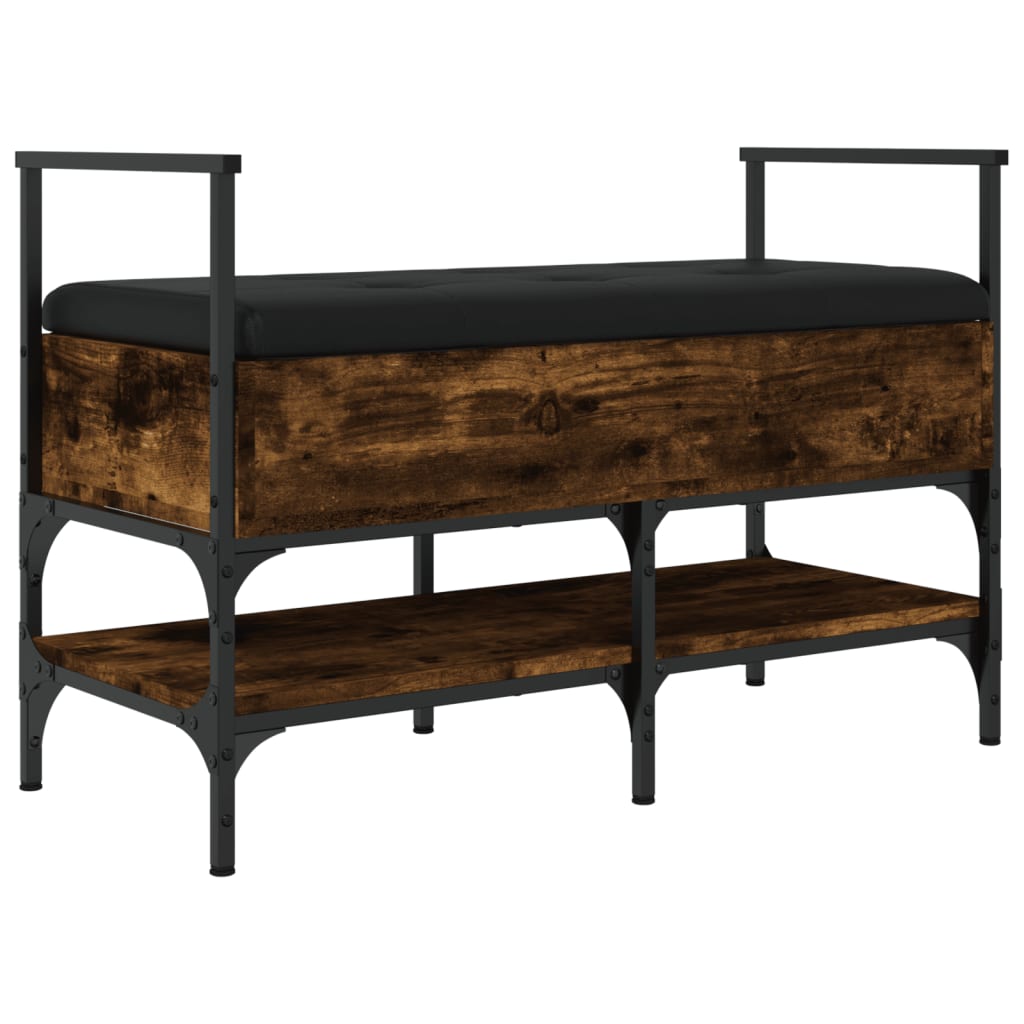 Παπουτσοθήκη Καπνιστή Δρυς 85,5x42x57,5 εκ. Επεξεργασμένο Ξύλο - Pakobazaar