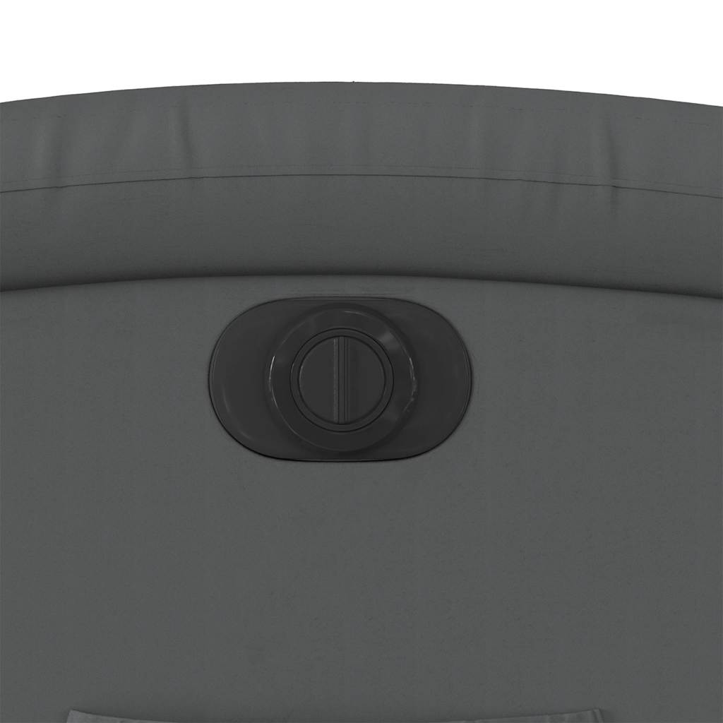 Πολυθρόνα Ηλεκτρική Ανακλινόμενη Γκρι από Συνθετικό Δέρμα