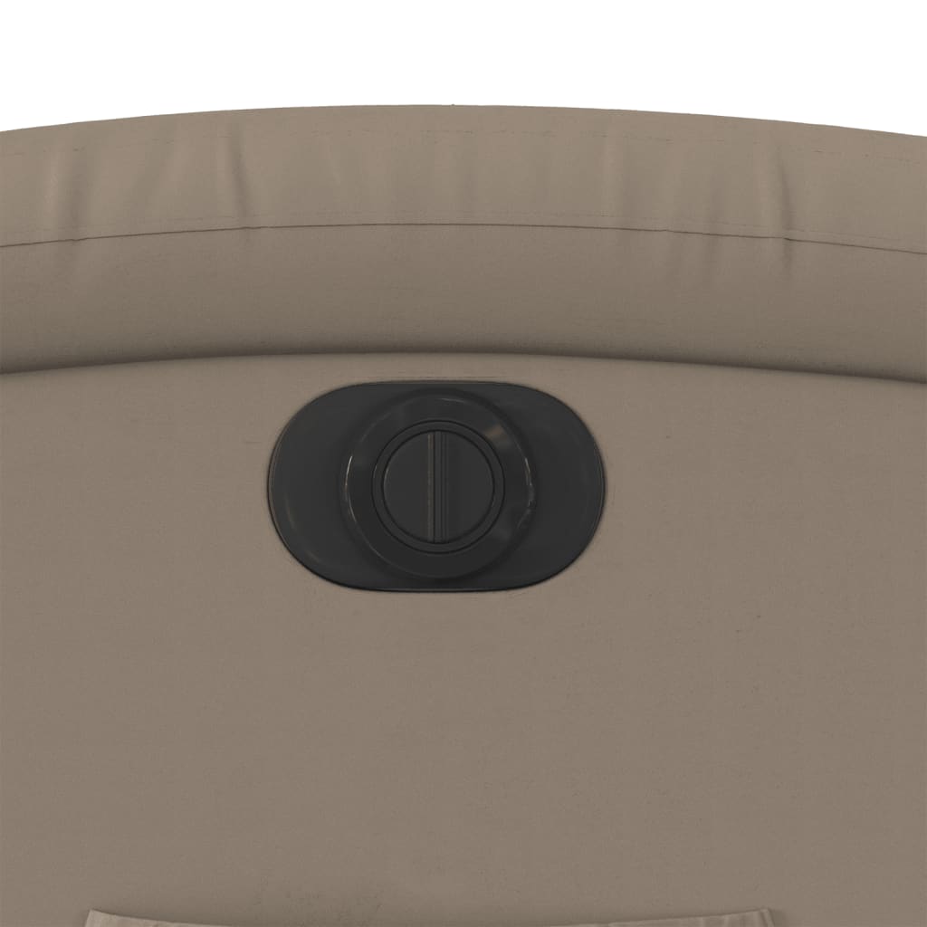 Πολυθρόνα Ανακλινόμενη Ηλεκτρική Καπουτσίνο από Συνθετικό Δέρμα