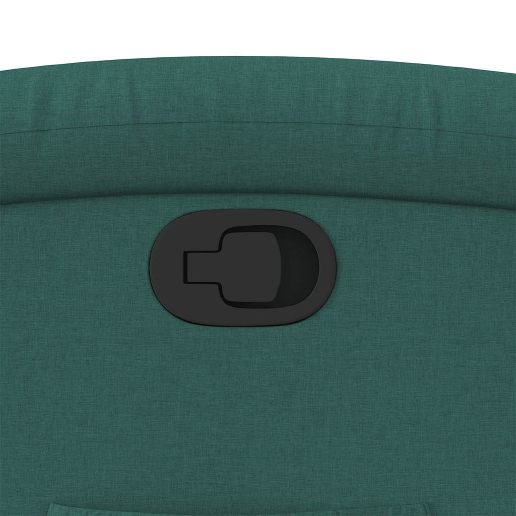 Πολυθρόνα Ανακλινόμενη με Ανύψωση Σκούρο Πράσινη Υφασμάτινη