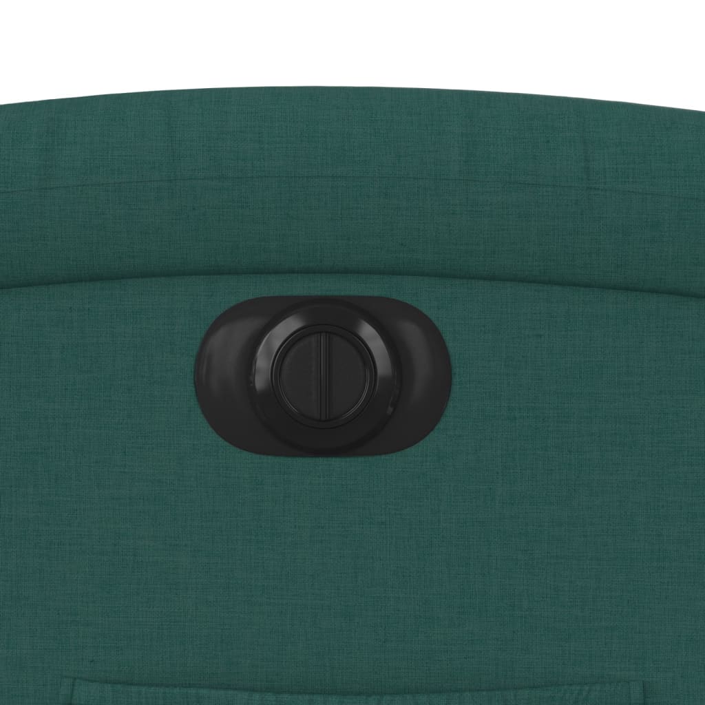 Πολυθρόνα Ανακλινόμενη Ηλεκτρική Πράσινο Υφασμάτινη