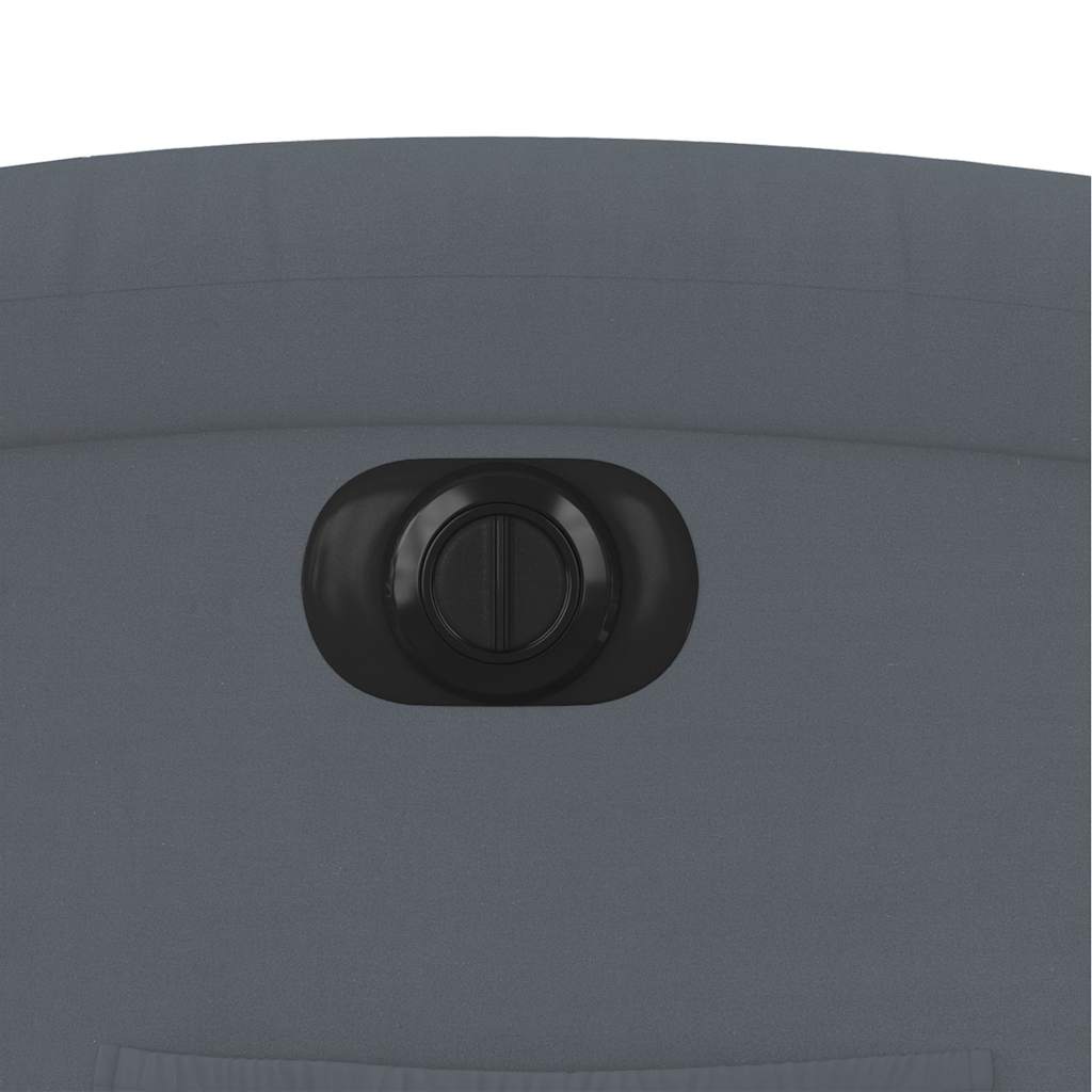 Πολυθρόνα Ανακλινόμενη Ηλεκτρική Σκούρο Γκρι Βελούδινη