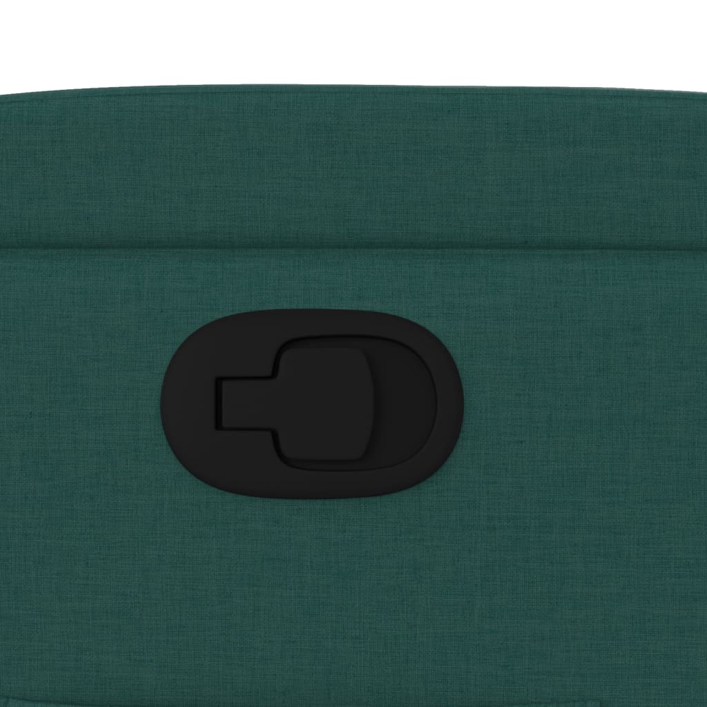 Πολυθρόνα Ανακλινόμενη με Ανύψωση Σκούρο Πράσινη Υφασμάτινη