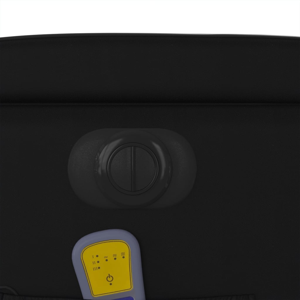 Πολυθρόνα Μασάζ Ανακλινόμενη Ηλεκτρική Μαύρη Συνθετικό Δέρμα - Pakobazaar