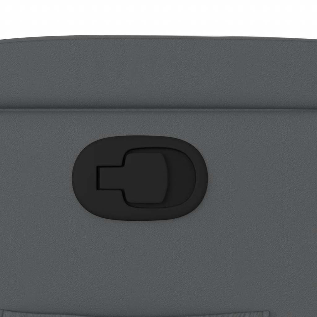 Πολυθρόνα Ανακλινόμενη με Ανύψωση Γκρι Συνθετικό Δέρμα