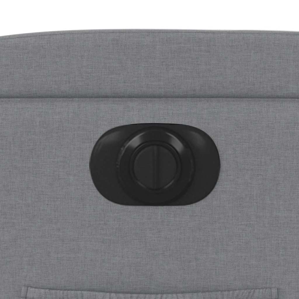 Πολυθρόνα Ανακλινόμενη Ηλεκτρική Ανοιχτό Γκρι Υφασμάτινη