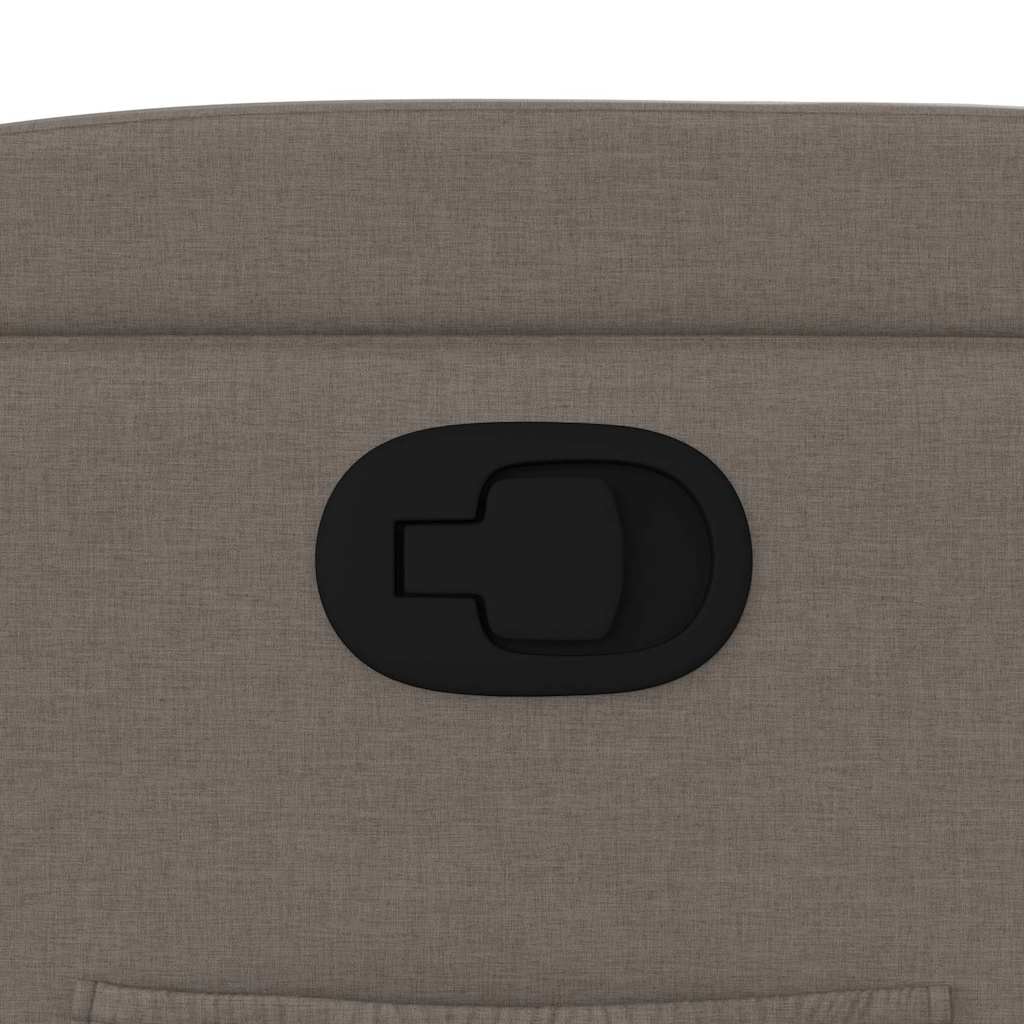 Πολυθρόνα Ανακλινόμενη με Ανύψωση Χρώμα Taupe Υφασμάτινη