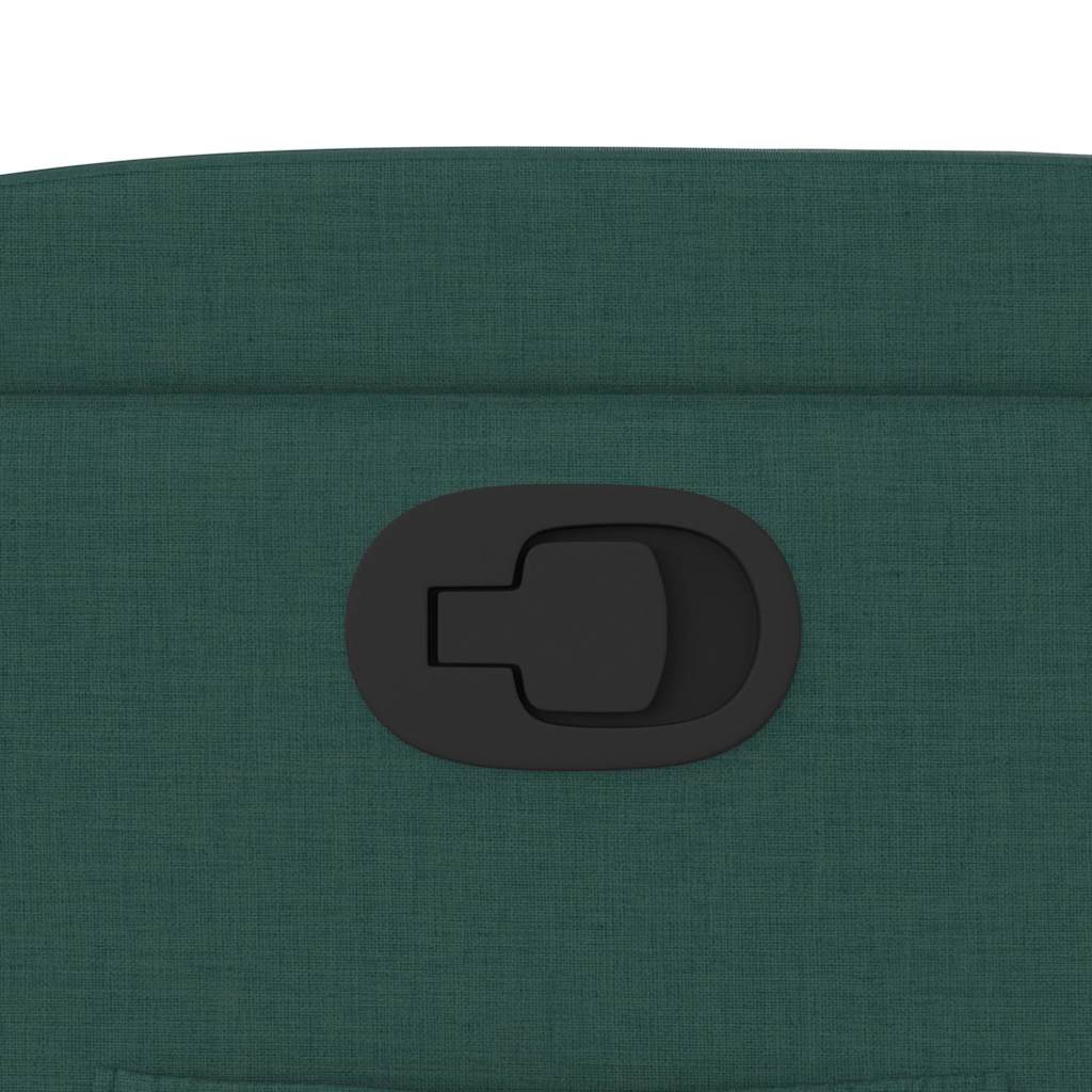 Πολυθρόνα Ανακλινόμενη με Ανύψωση Σκούρο Πράσινη Υφασμάτινη