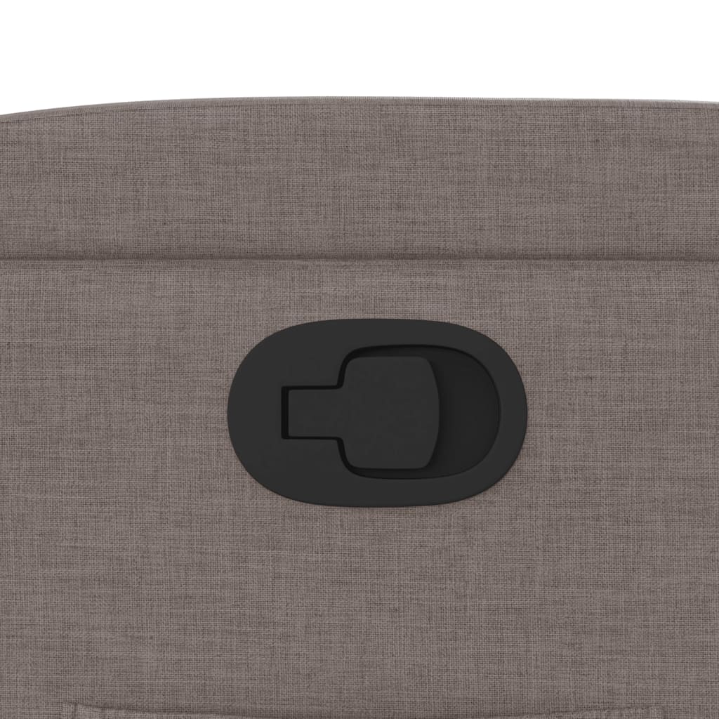 Πολυθρόνα Ανακλινόμενη με Ανύψωση Χρώμα Taupe Υφασμάτινη