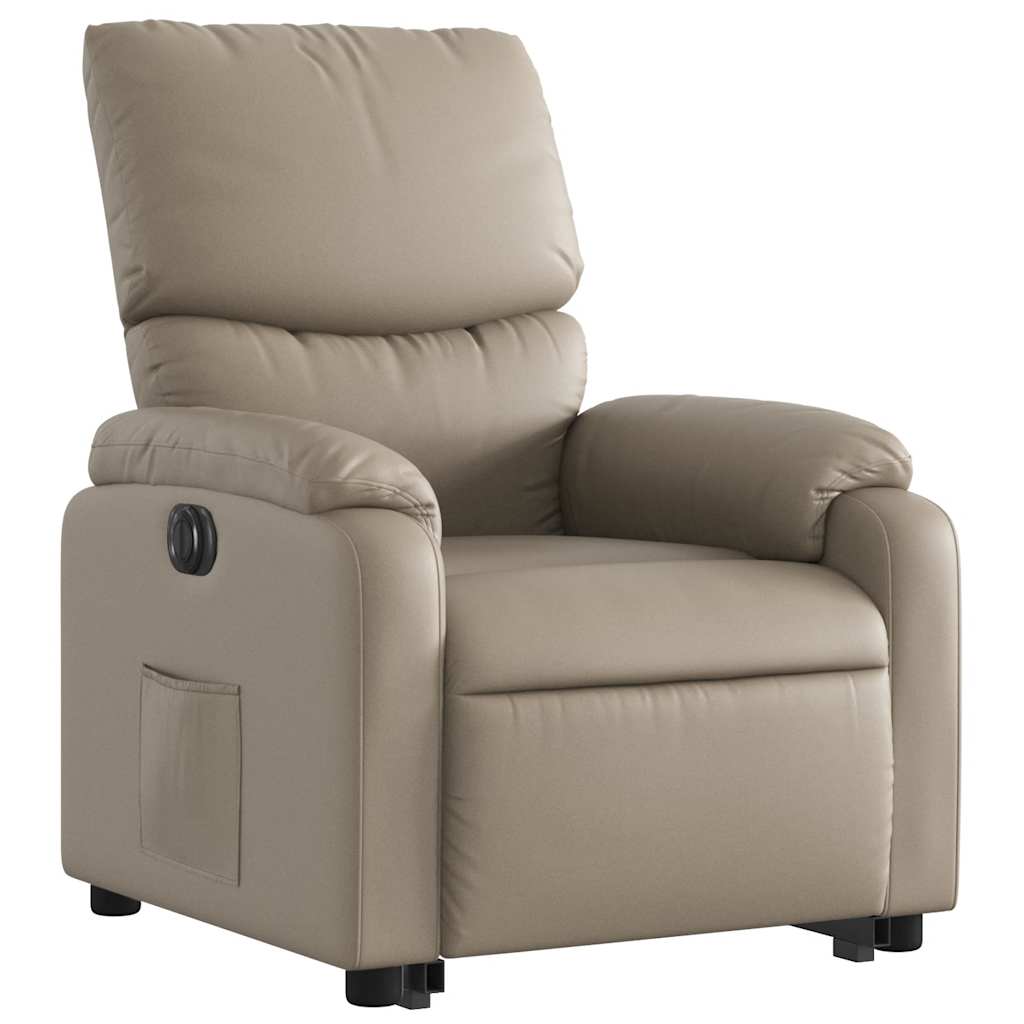 Πολυθρόνα Ηλεκ.Ανακλινόμενη με Ανύψωση Συνθ. Δέρμα - Pakobazaar