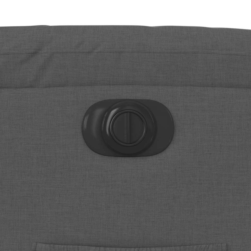 Πολυθρόνα Ανακλινόμενη Ηλεκτρική Σκούρο Γκρι Υφασμάτινη