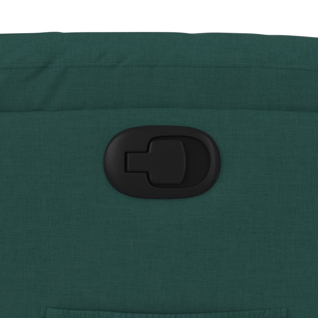 Πολυθρόνα Ανακλινόμενη με Ανύψωση Σκούρο Πράσινη Υφασμάτινη