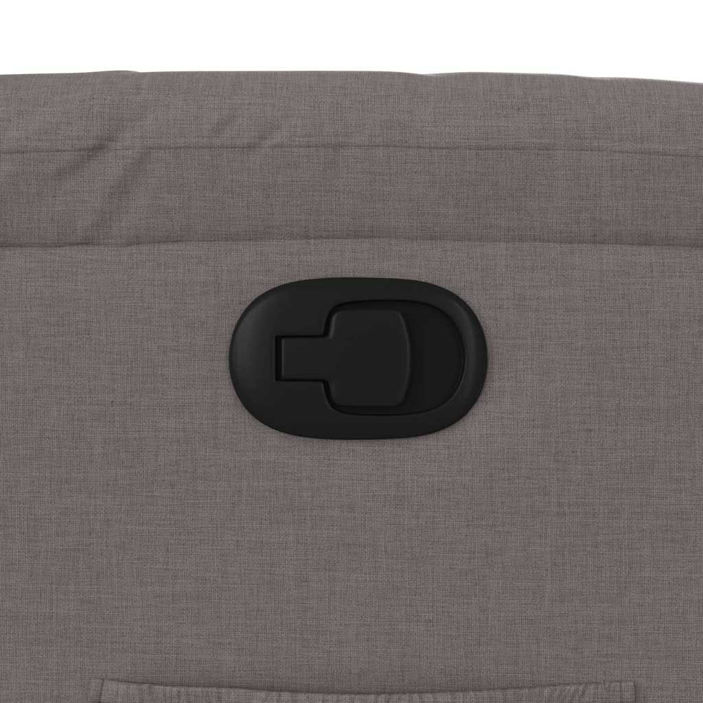 Πολυθρόνα Ανακλινόμενη με Ανύψωση Χρώμα Taupe Υφασμάτινη