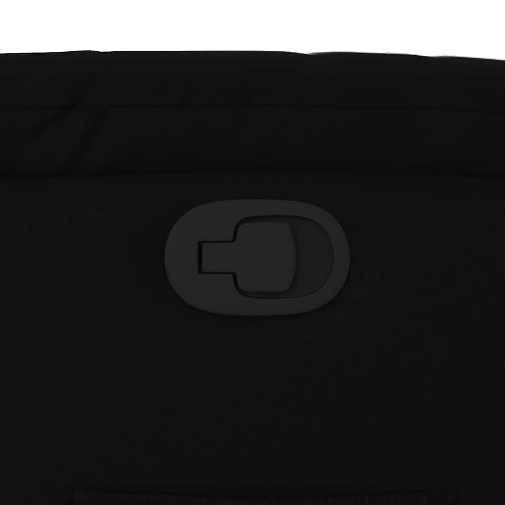 Πολυθρόνα Μασάζ Ανακλινόμενη με Ανύψωση Μαύρη Συνθ. Δέρμα