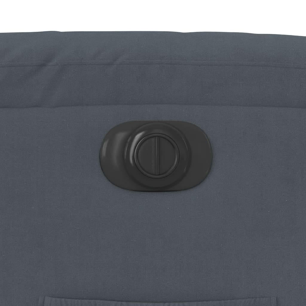 Πολυθρόνα Ηλεκ. Ανακλινόμενη Ανύψωση Σκ. Γκρι Βελούδινη - Pakobazaar