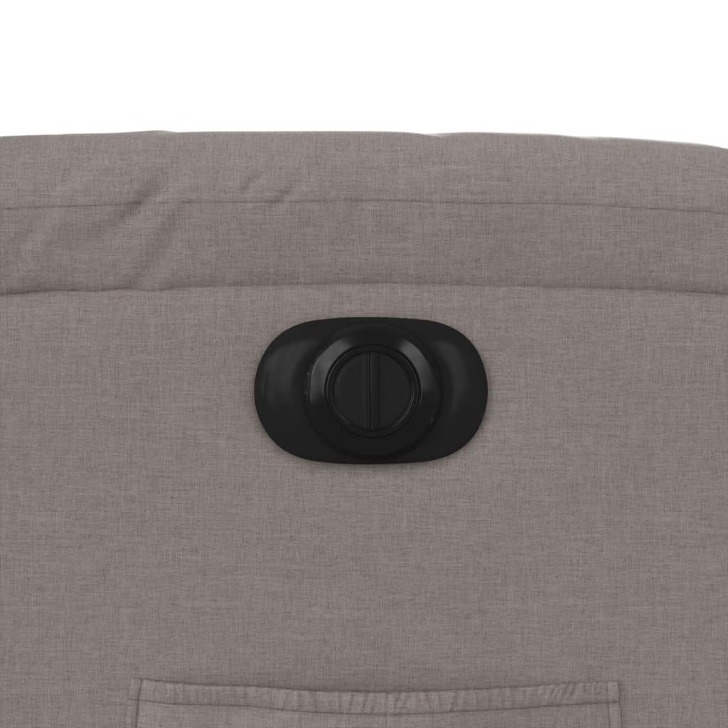 Πολυθρόνα Ανακλινόμενη Ηλεκτρική Taupe Υφασμάτινη
