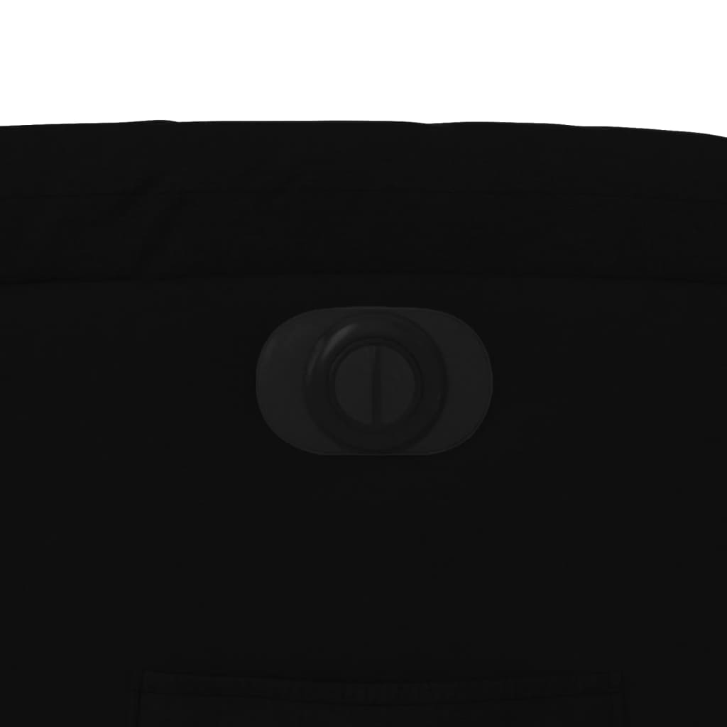 Πολυθρόνα Ανακλινόμενη Ηλεκτρική Μαύρη Υφασμάτινη