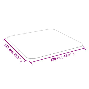 Προστατευτικό Δαπέδου για Laminate Δάπεδο ή Χαλί 120x115εκ. PVC - Pakobazaar