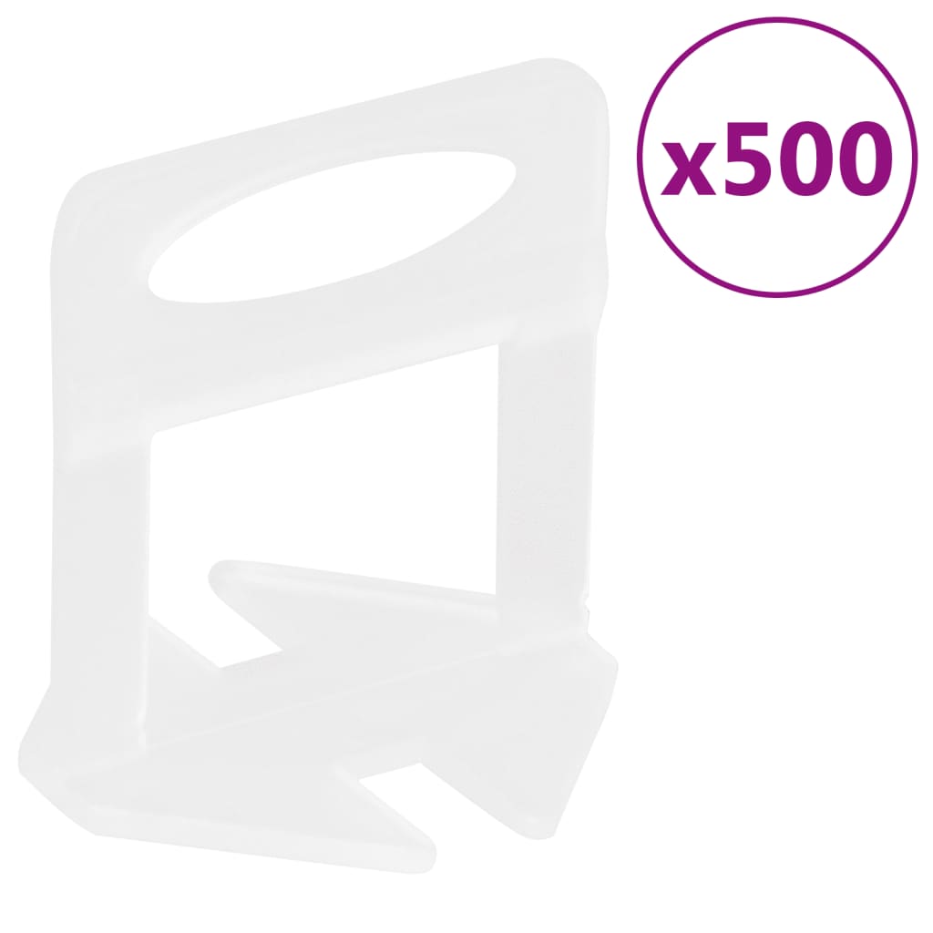 Σύστημα Ευθυγράμμισης Πλακιδίων 250 Σφήνες 500 Κλιπ 1 χιλ. - PAKOBAZAAR