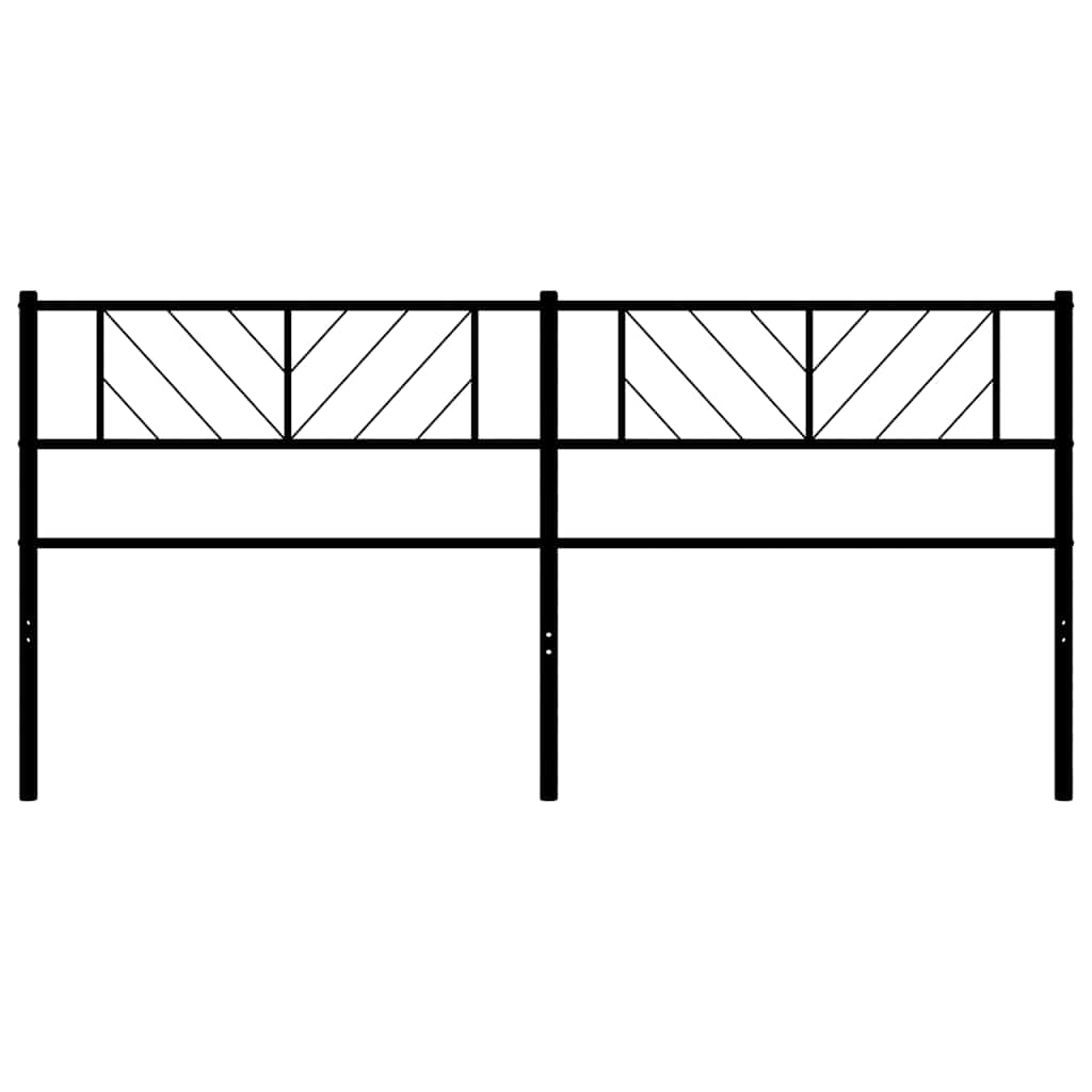 Ανταλλακτικό κεφαλάρι Μαύρο 180 εκ. Μεταλλικό