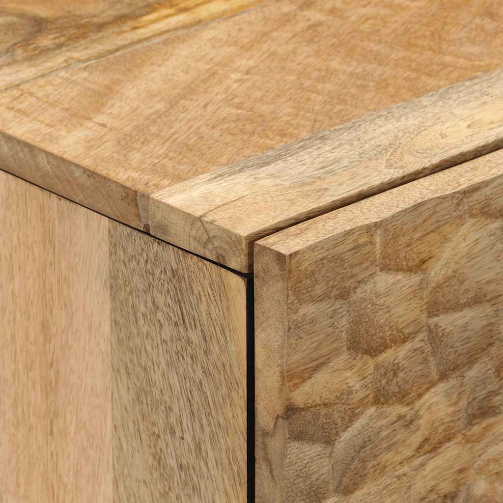 Βοηθητικά Ντουλάπια 2 Τεμ. 60x33x75 εκ. από Μασίφ Ξύλο Μάνγκο