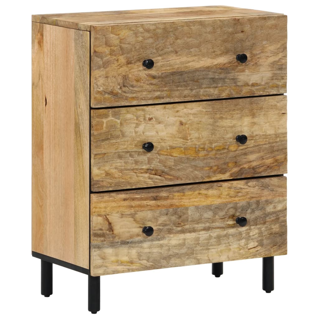 Βοηθητικά Ντουλάπια 3 Τεμ. 60x33x75 εκ. από Μασίφ Ξύλο Μάνγκο - Pakobazaar