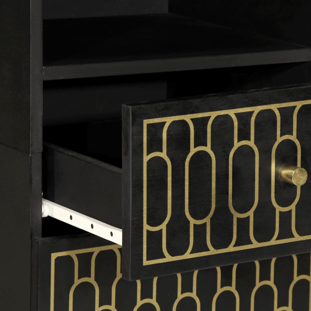 Έπιπλα Μπάνιου Σετ 3 Τεμαχίων από Μασίφ Ξύλο Μάνγκο