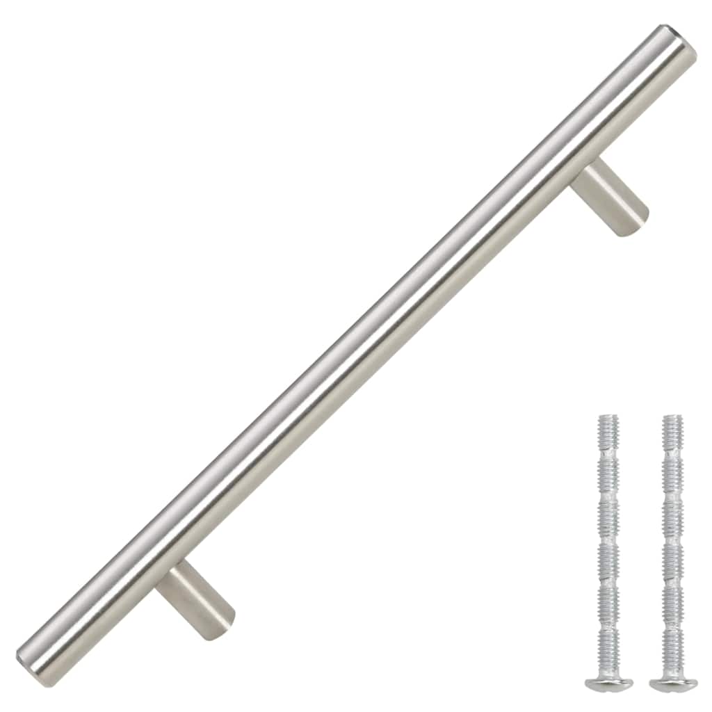 Λαβές Ντουλαπιών 10 τεμ. Ασημί 160 χιλ. από Ανοξείδωτο Ατσάλι - PAKOBAZAAR