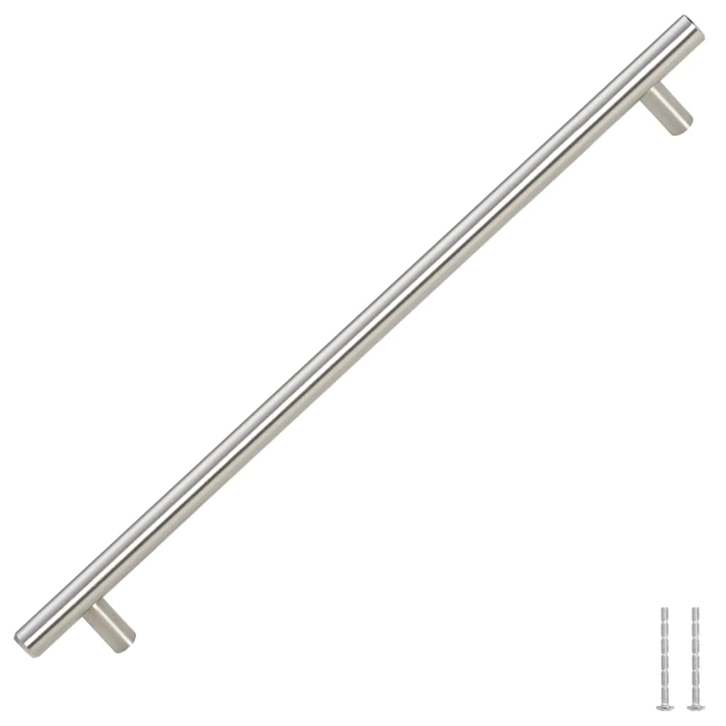 Λαβές Ντουλαπιών 5 τεμ. Ασημί 320 χιλ. από Ανοξείδωτο Ατσάλι - PAKOBAZAAR