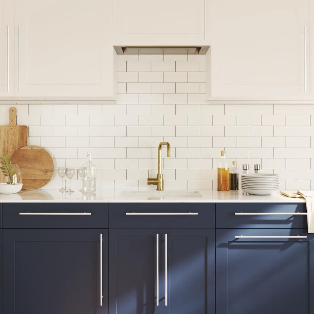 Λαβές Ντουλαπιών 5 τεμ. Ασημί 320 χιλ. από Ανοξείδωτο Ατσάλι - PAKOBAZAAR