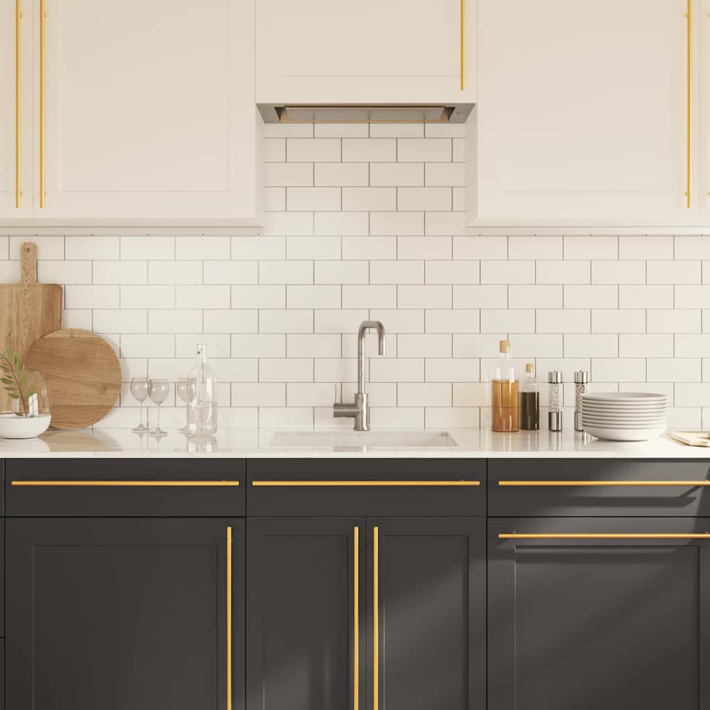 Λαβές Ντουλαπιών 5 τεμ. Χρυσές 480 χιλ. από Ανοξείδωτο Ατσάλι - Pakobazaar