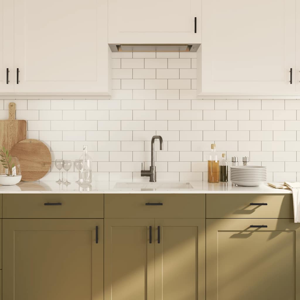 Λαβές Ντουλαπιών 10 τεμ. Μαύρες 64 χιλ. από Ανοξείδωτο Ατσάλι - Pakobazaar