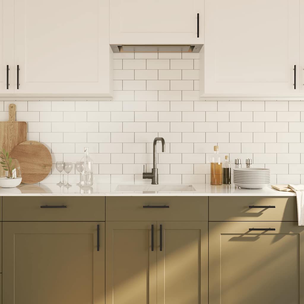 Λαβές Ντουλαπιών 10 τεμ. Μαύρες 96 χιλ. από Ανοξείδωτο Ατσάλι - PAKOBAZAAR