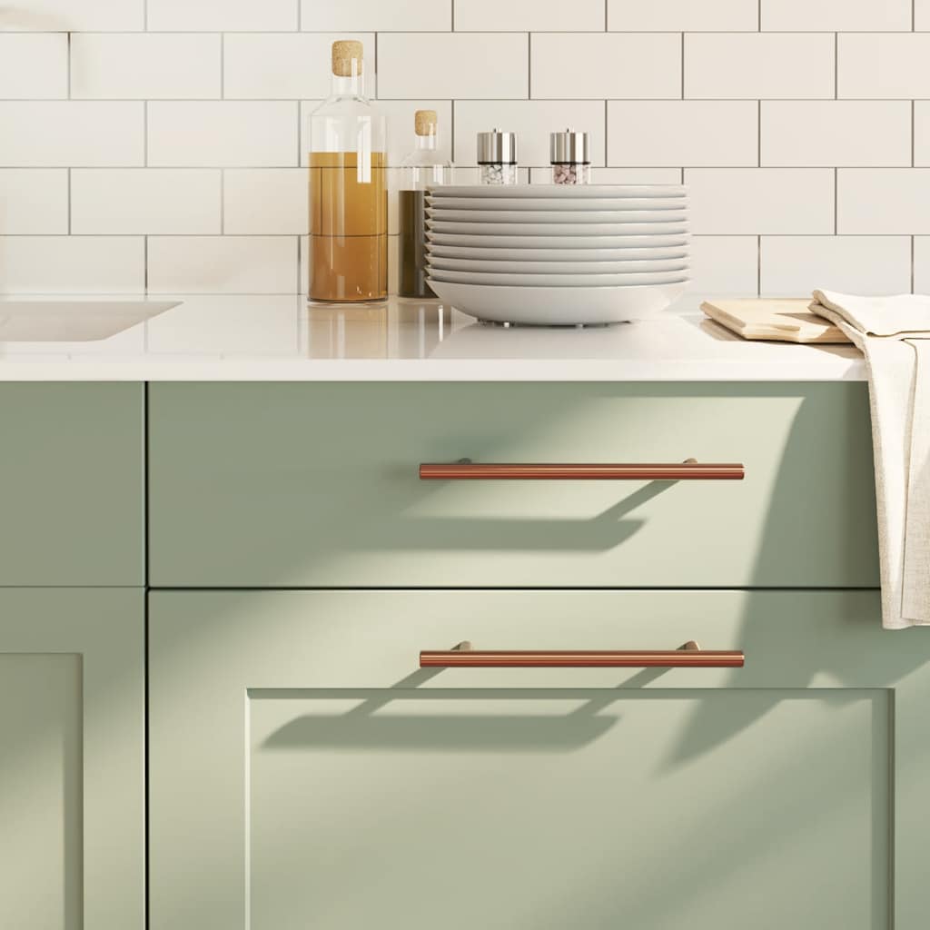 Λαβές Ντουλαπιών 10 τεμ. Μπρονζέ 160 χιλ. από Ανοξείδωτο Ατσάλι - Pakobazaar