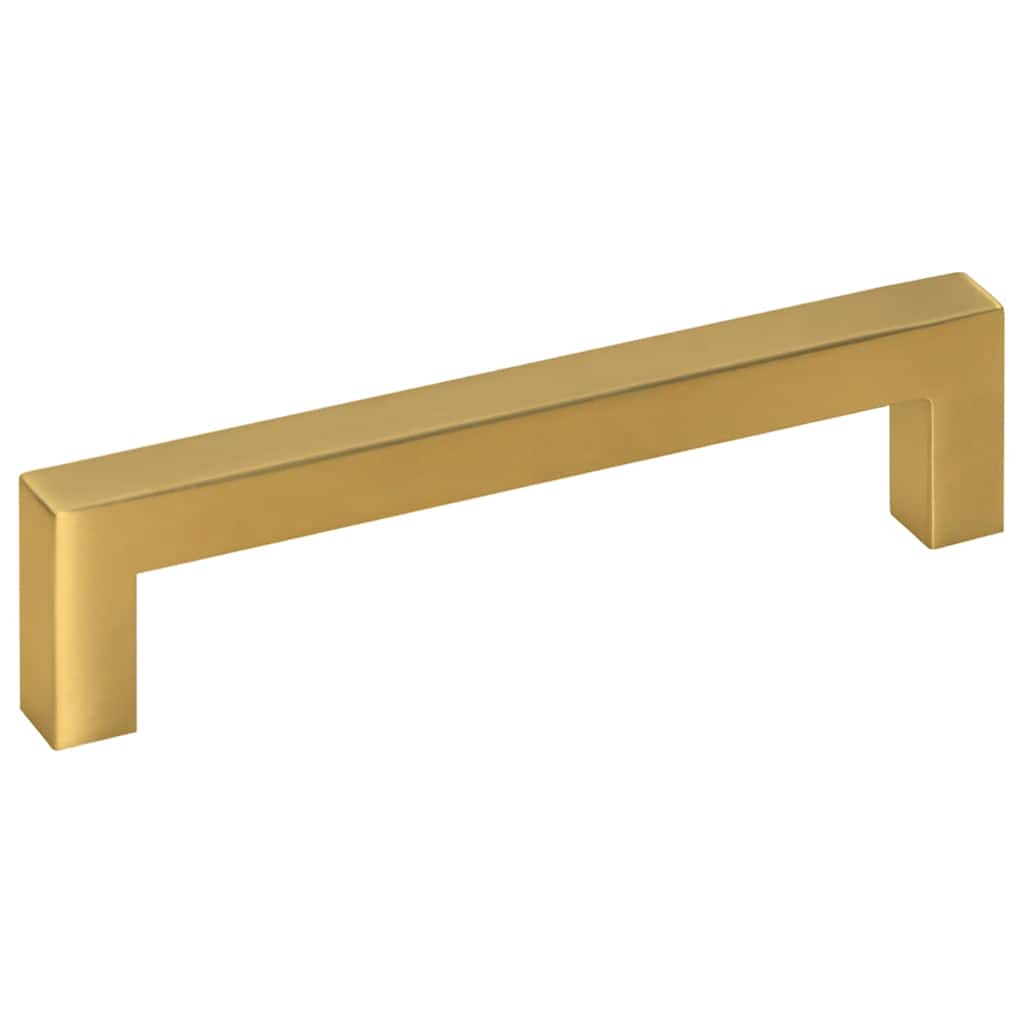 Λαβές Ντουλαπιών 10 τεμ. Χρυσές 128 χιλ. από Ανοξείδωτο Ατσάλι - PAKOBAZAAR