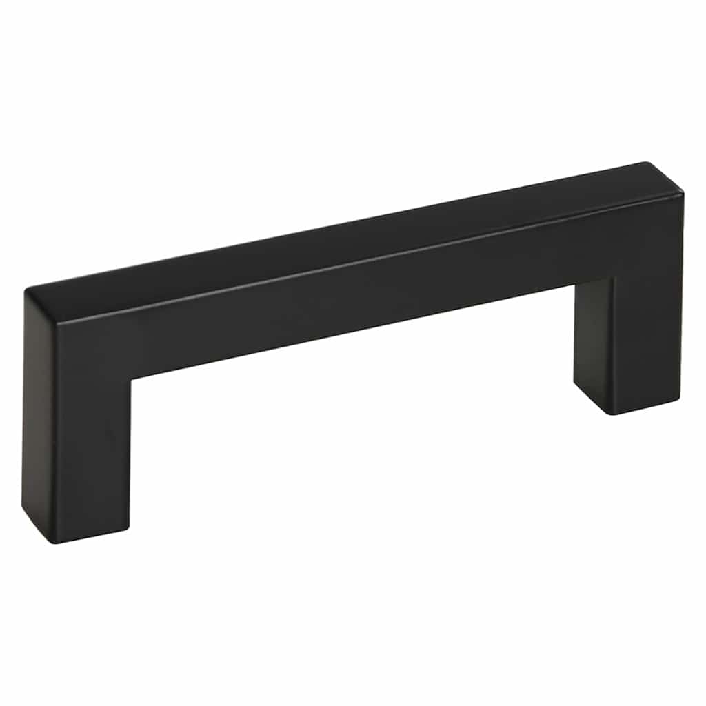 Λαβές Ντουλαπιών 10 τεμ. Μαύρες 96 χιλ. από Ανοξείδωτο Ατσάλι - PAKOBAZAAR