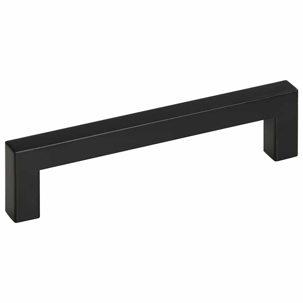 Λαβές Ντουλαπιών 10 τεμ. Μαύρες 128 χιλ. από Ανοξείδωτο Ατσάλι - Pakobazaar