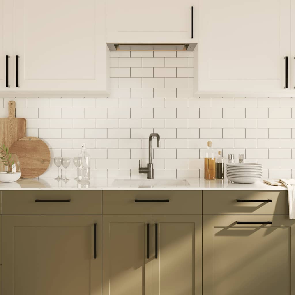 Λαβές Ντουλαπιών 5 τεμ. Μαύρες 192 χιλ. από Ανοξείδωτο Ατσάλι - PAKOBAZAAR