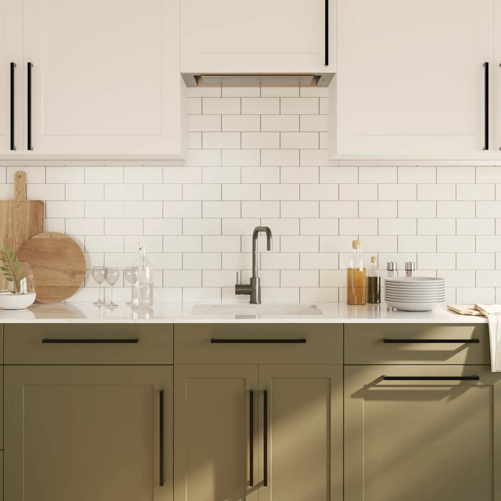 Λαβές Ντουλαπιών 5 τεμ. Μαύρες 320 χιλ. από Ανοξείδωτο Ατσάλι - PAKOBAZAAR