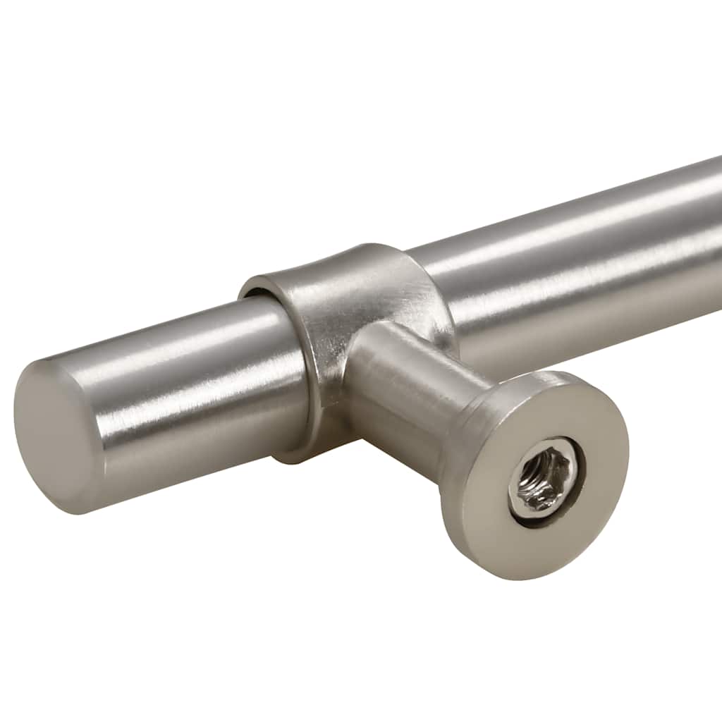 Λαβές Ντουλαπιών 5 τεμ. Ασημί 480 χιλ. από Ανοξείδωτο Ατσάλι - PAKOBAZAAR