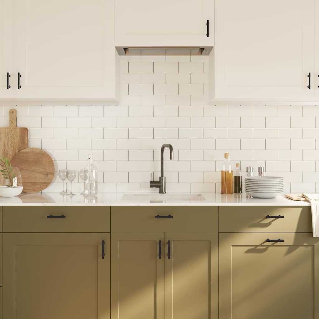 Λαβές Ντουλαπιών 10 τεμ. Μαύρες 96 χιλ. από Ανοξείδωτο Ατσάλι - PAKOBAZAAR