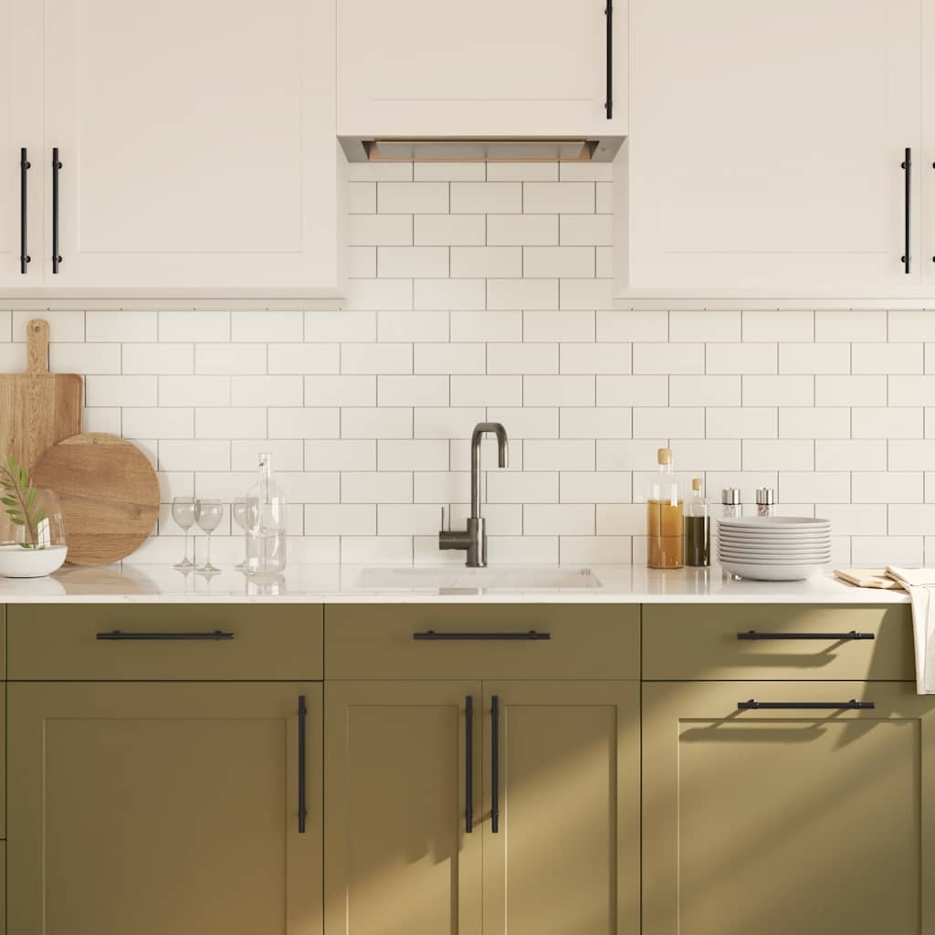 Λαβές Ντουλαπιών 5 τεμ. Μαύρες 192 χιλ. από Ανοξείδωτο Ατσάλι - PAKOBAZAAR