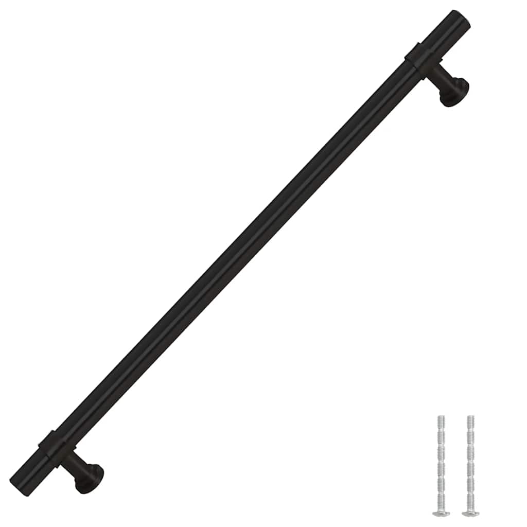 Λαβές Ντουλαπιών 5 τεμ. Μαύρες 224 χιλ. από Ανοξείδωτο Ατσάλι - PAKOBAZAAR