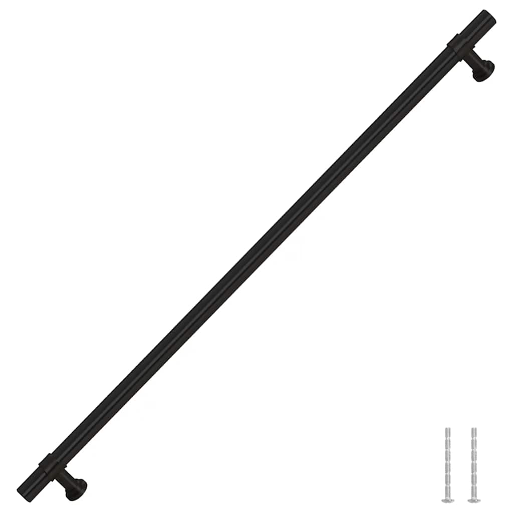 Λαβές Ντουλαπιών 5 τεμ. Μαύρες 320 χιλ. από Ανοξείδωτο Ατσάλι - PAKOBAZAAR