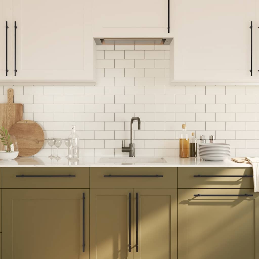 Λαβές Ντουλαπιών 5 τεμ. Μαύρες 320 χιλ. από Ανοξείδωτο Ατσάλι - PAKOBAZAAR